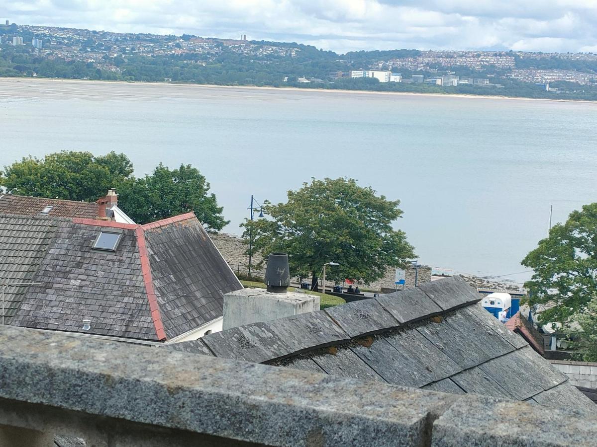 Fishermen'S Cottage With Log Burner, 2 Bathrooms & Sea Views From Garden Terraces The Mumbles Exteriör bild