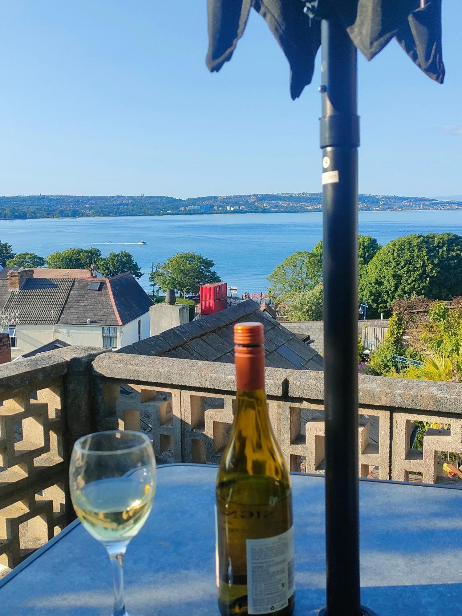 Fishermen'S Cottage With Log Burner, 2 Bathrooms & Sea Views From Garden Terraces The Mumbles Exteriör bild